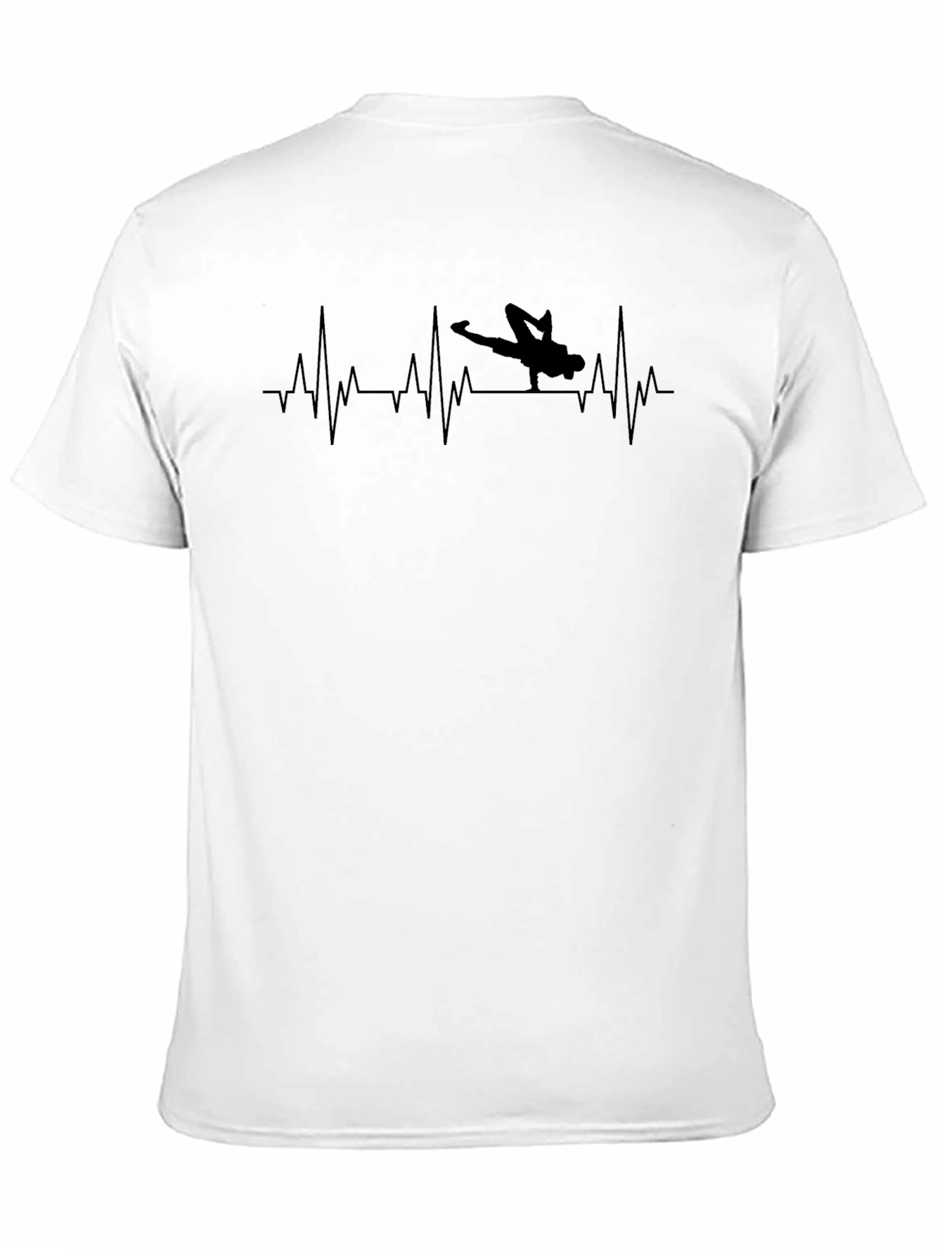 Breakdance Heartbeat T-Shirt - Black
