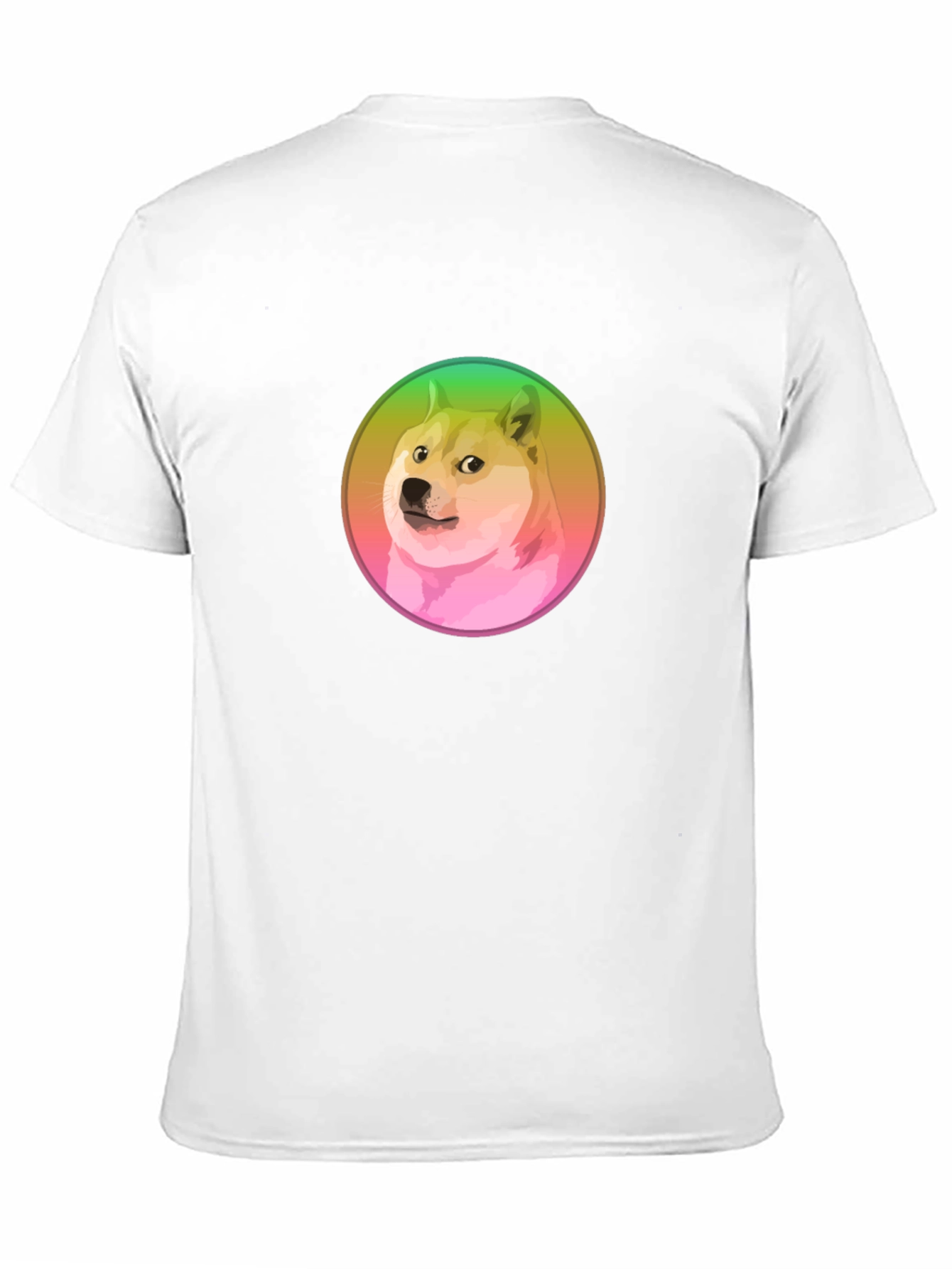 Doge Meme Graphic T-Shirt - Black Crew Neck Tee