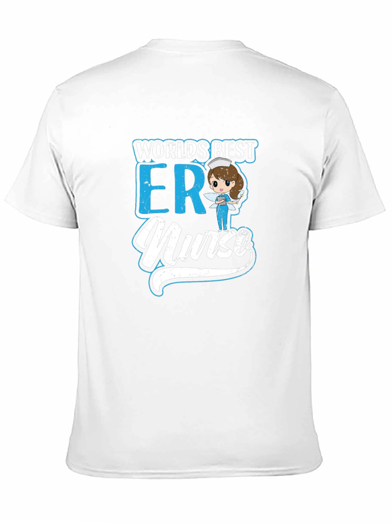 Worlds Best ER Nurse Black Graphic T-Shirt