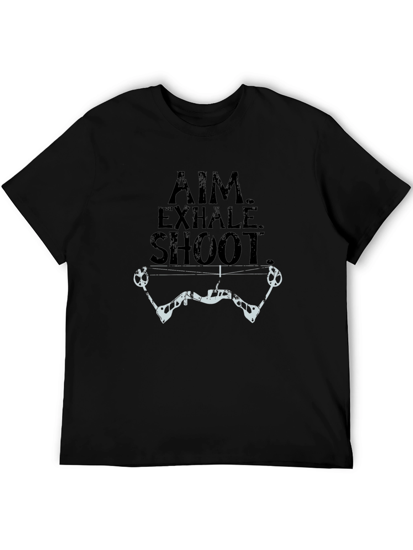Archery T-Shirt: Aim Exhale Shoot
