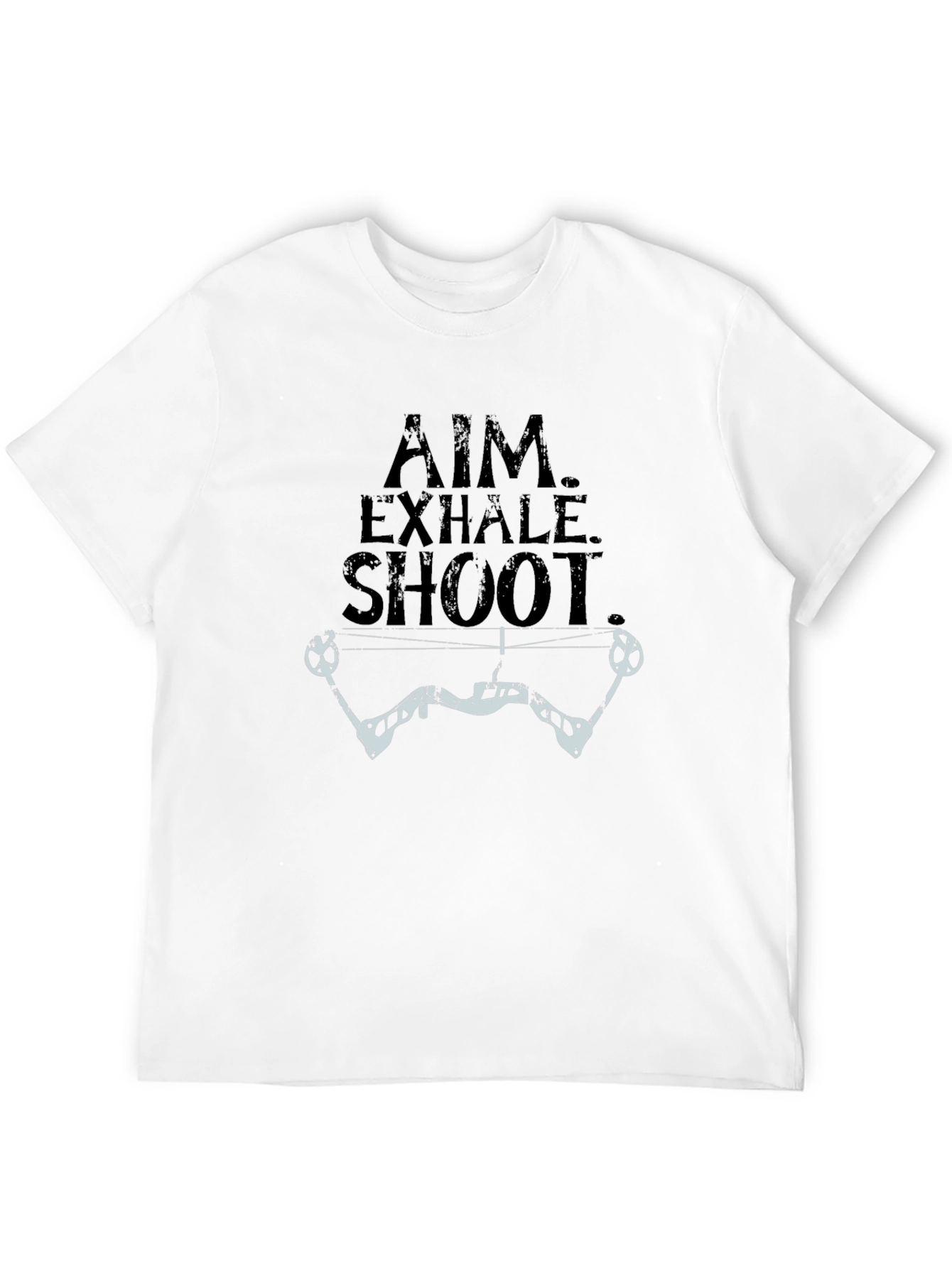 Archery T-Shirt: Aim Exhale Shoot
