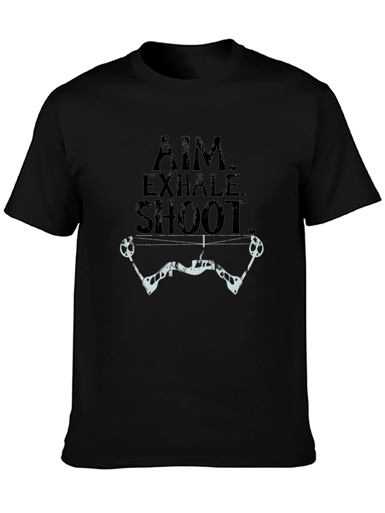 Archery T-Shirt: Aim Exhale Shoot