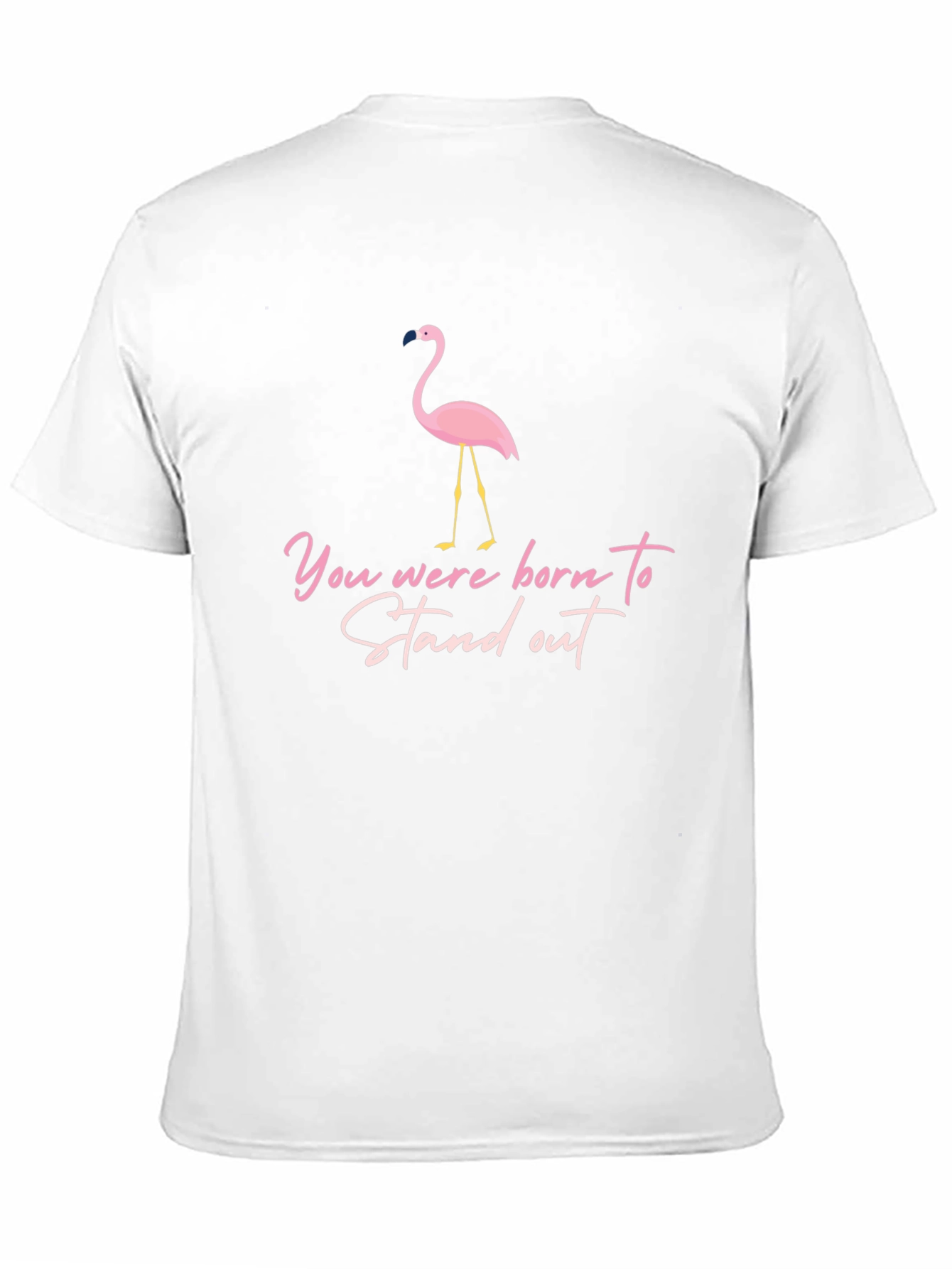 Stand Out Flamingo Graphic T-Shirt