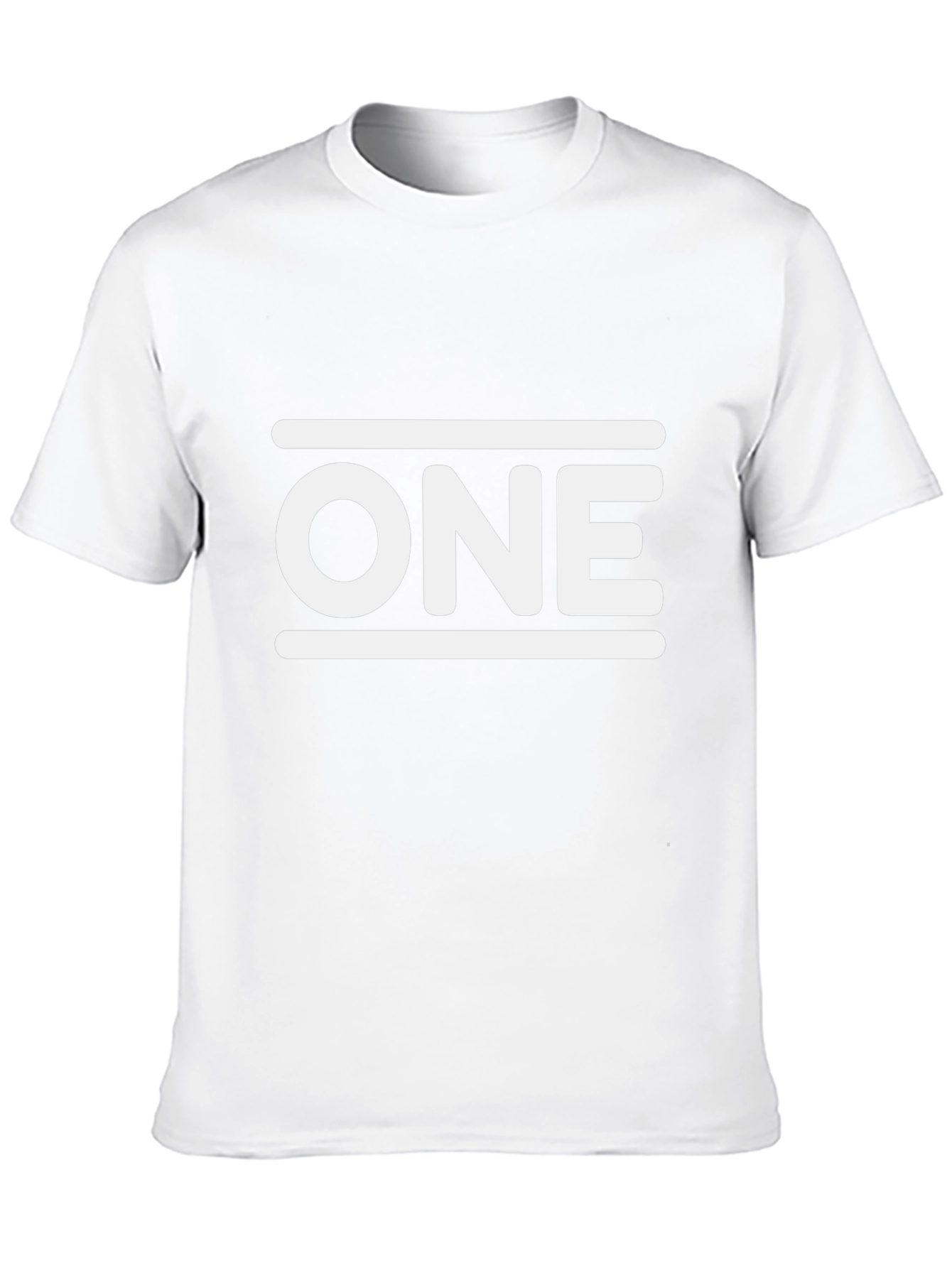 ONE Graphic T-Shirt - Stylish Minimalist Design