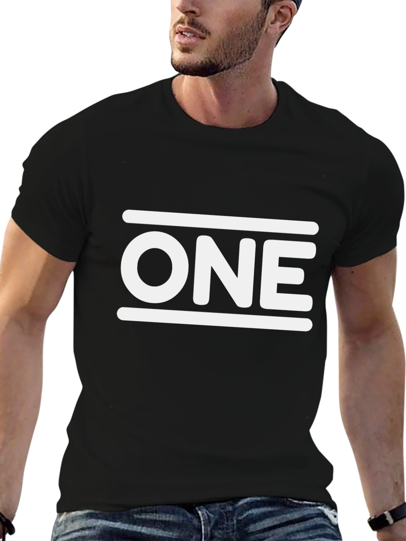 ONE Graphic T-Shirt - Stylish Minimalist Design