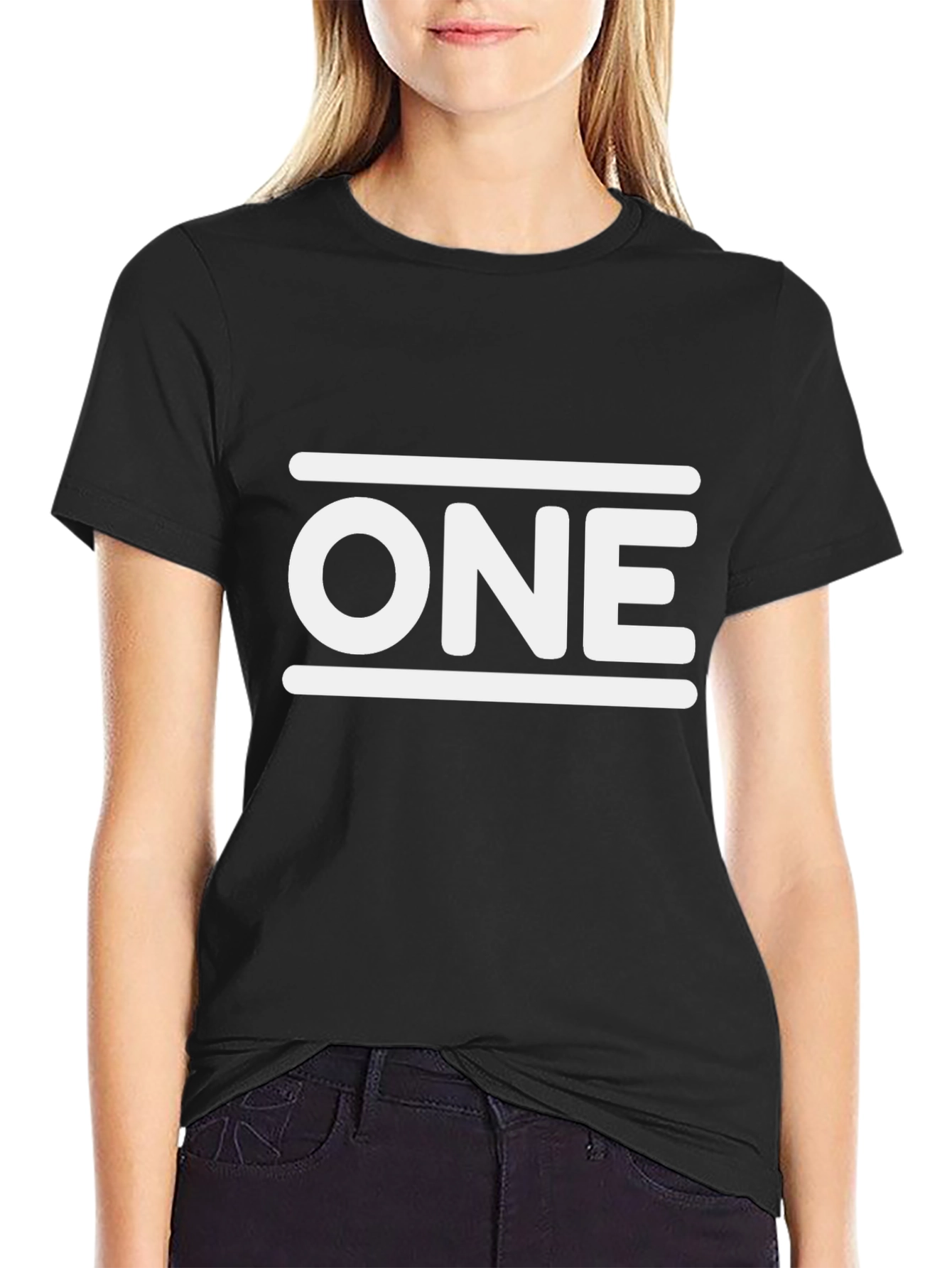 ONE Graphic T-Shirt - Stylish Minimalist Design