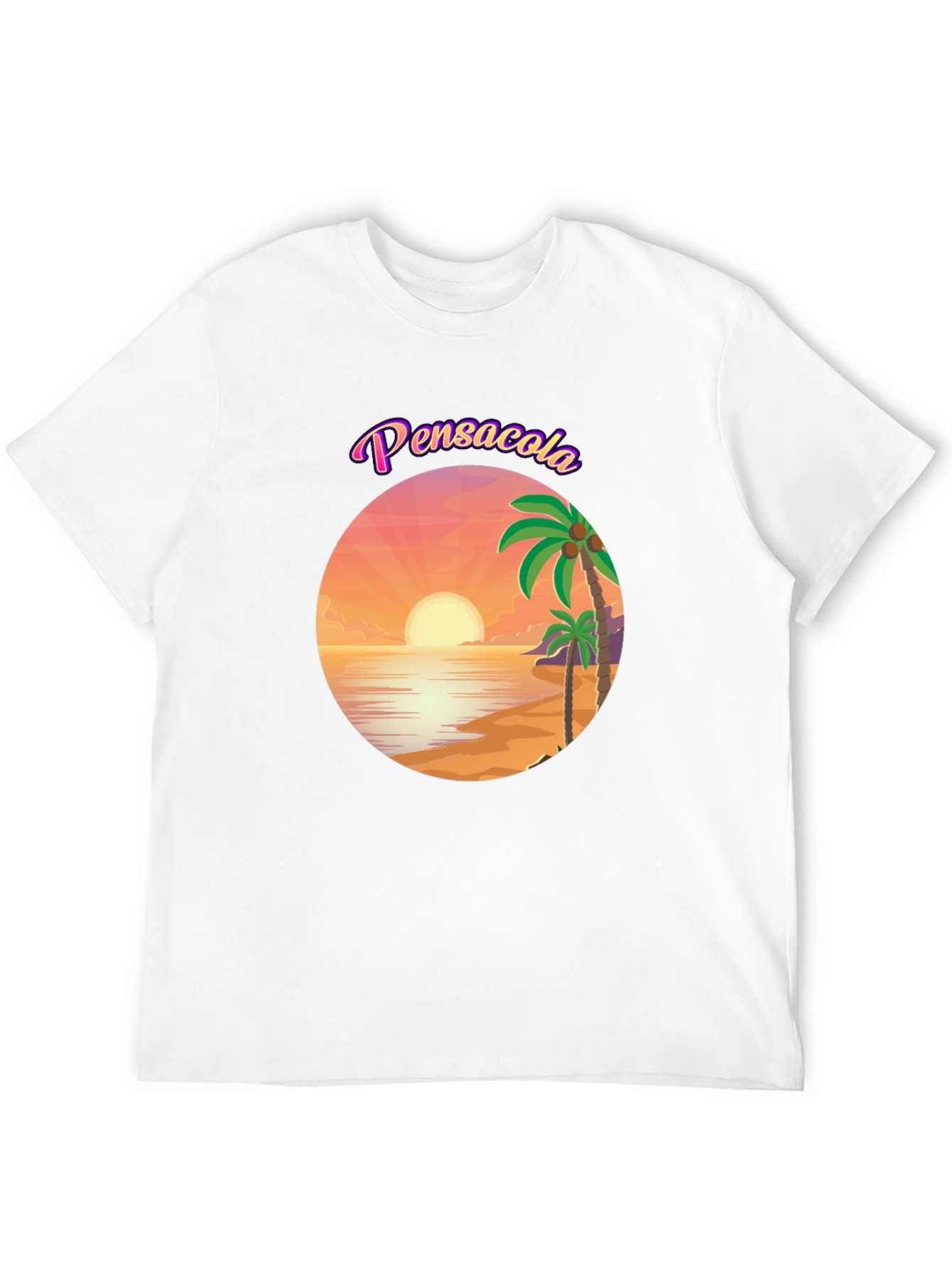 Pensacola Beach Sunset Graphic Tee