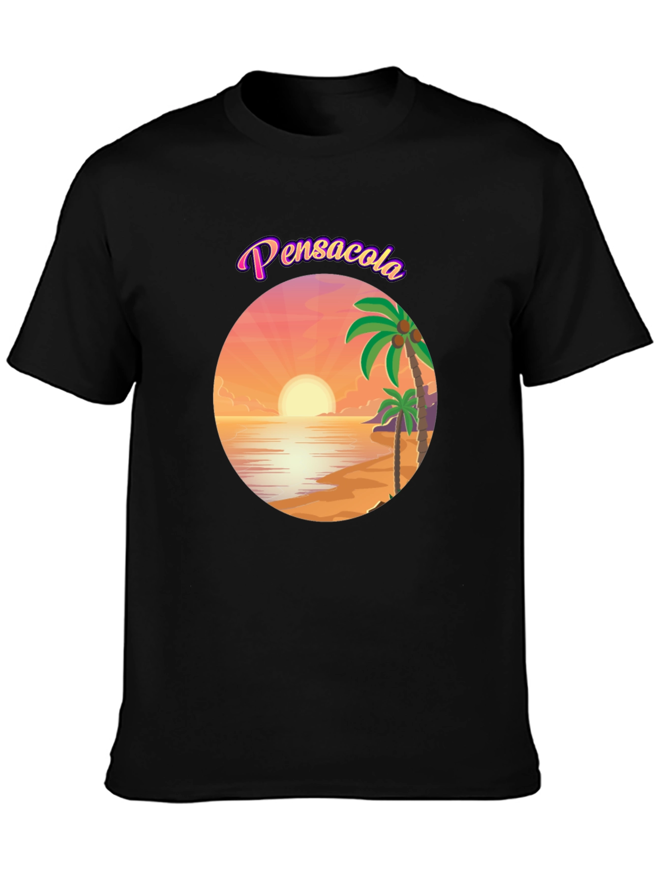 Pensacola Beach Sunset Graphic Tee