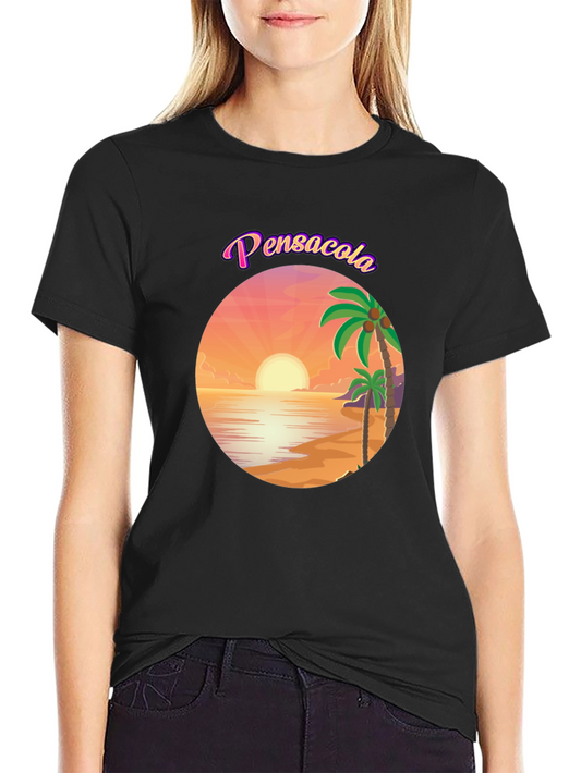 Pensacola Beach Sunset Graphic Tee