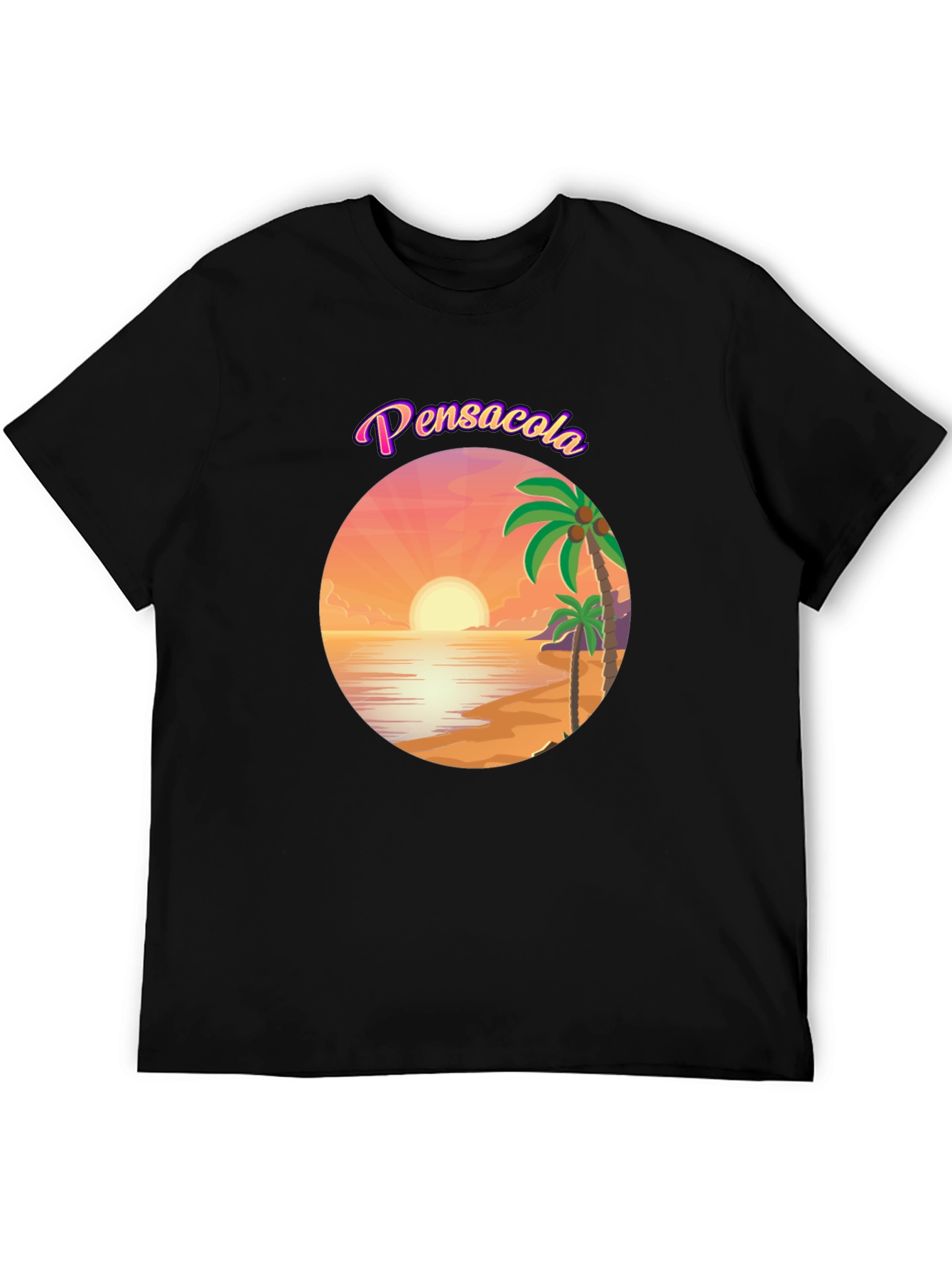 Pensacola Beach Sunset Graphic Tee