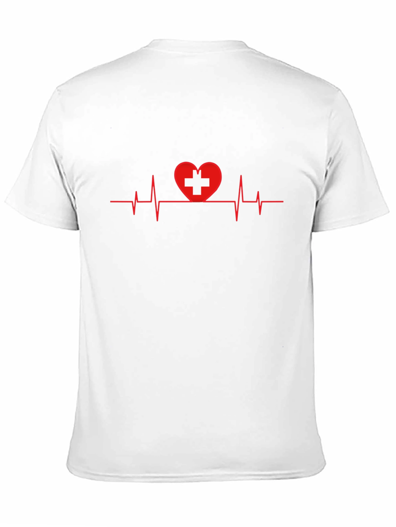 Heartbeat Switzerland Flag Graphic Tee - Casual Comfort