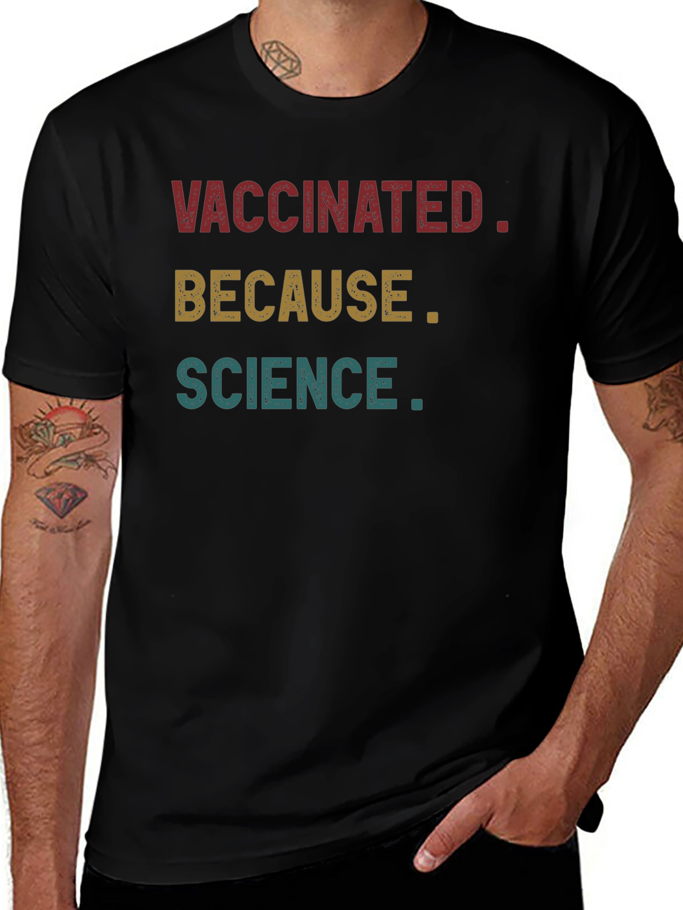 Vaccinated Because Science T-Shirt