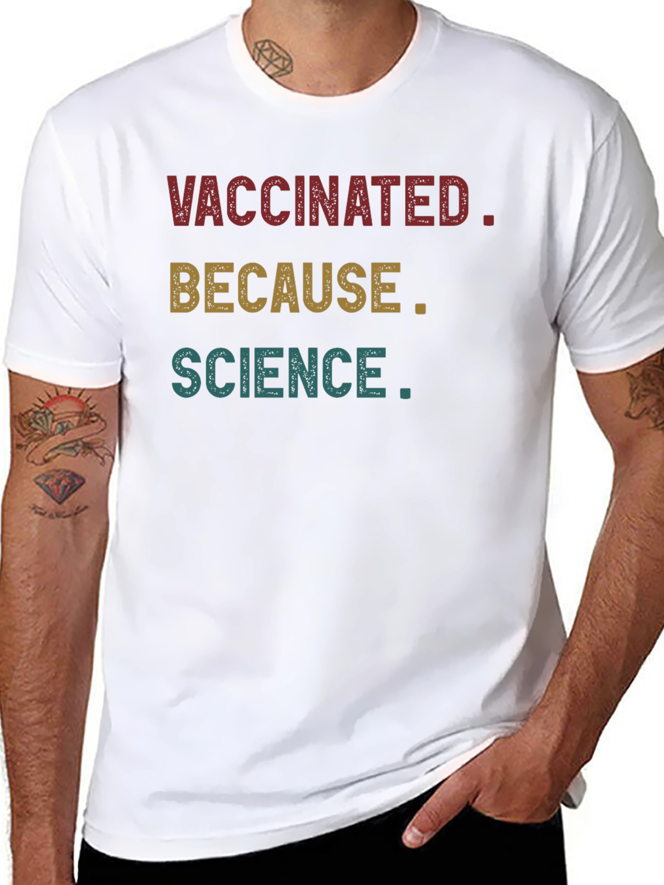 Vaccinated Because Science T-Shirt