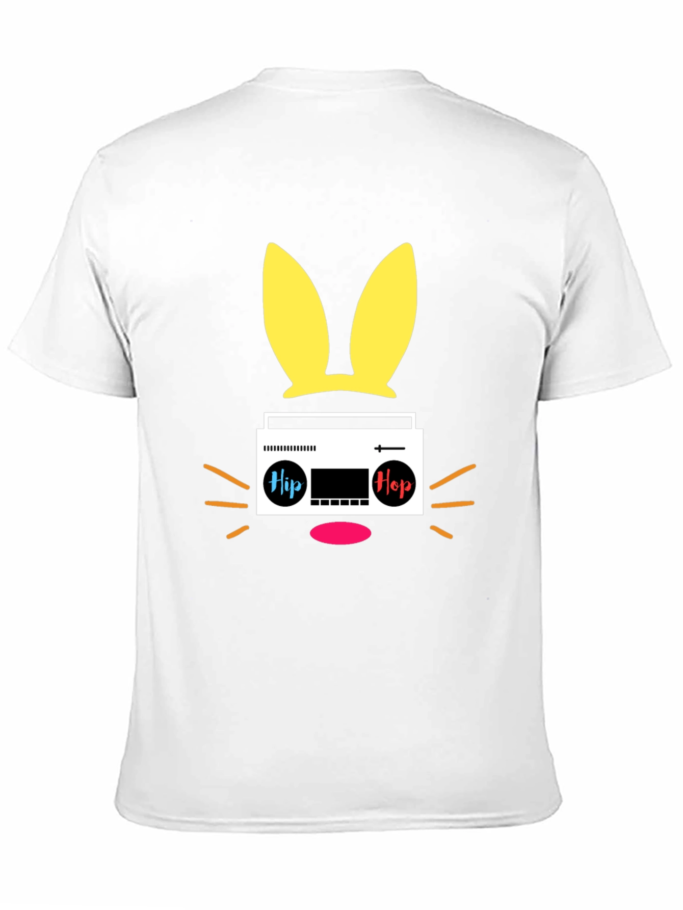 Hip Hop Bunny Black T-Shirt