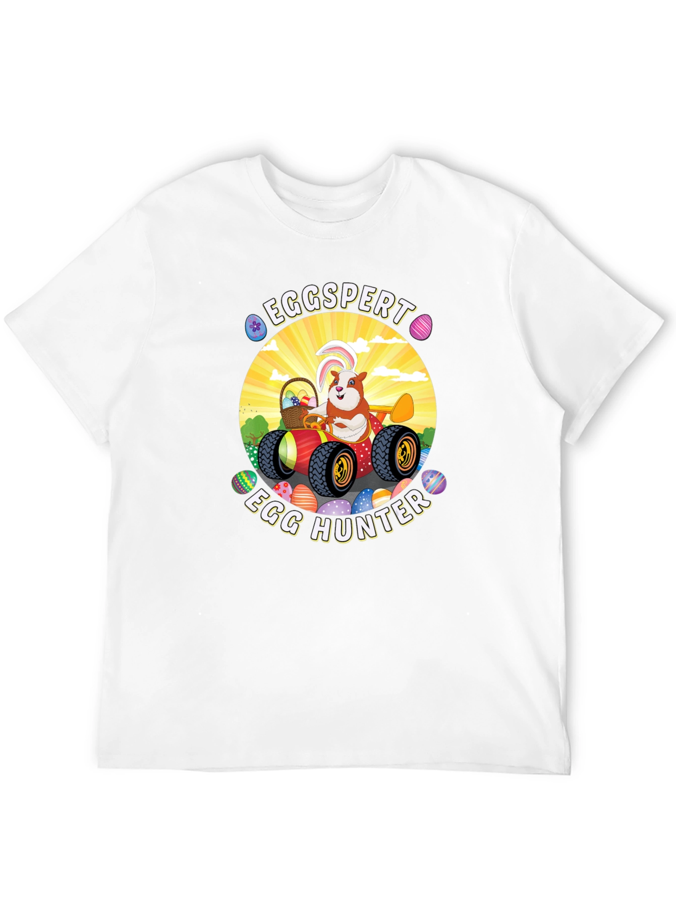 Eggspert Egg Hunter Easter Graphic T-Shirt