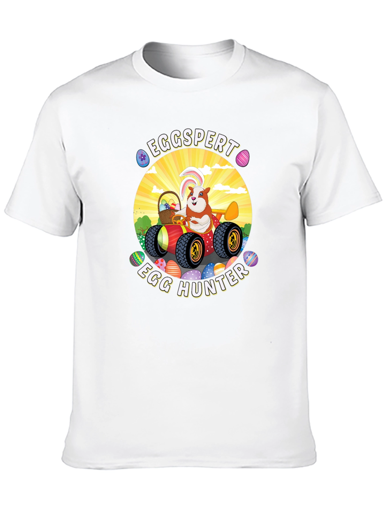 Eggspert Egg Hunter Easter Graphic T-Shirt