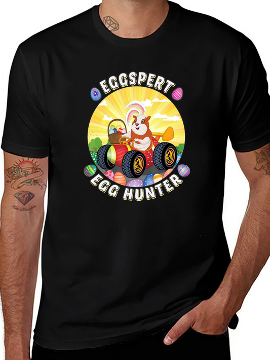 Eggspert Egg Hunter Easter Graphic T-Shirt