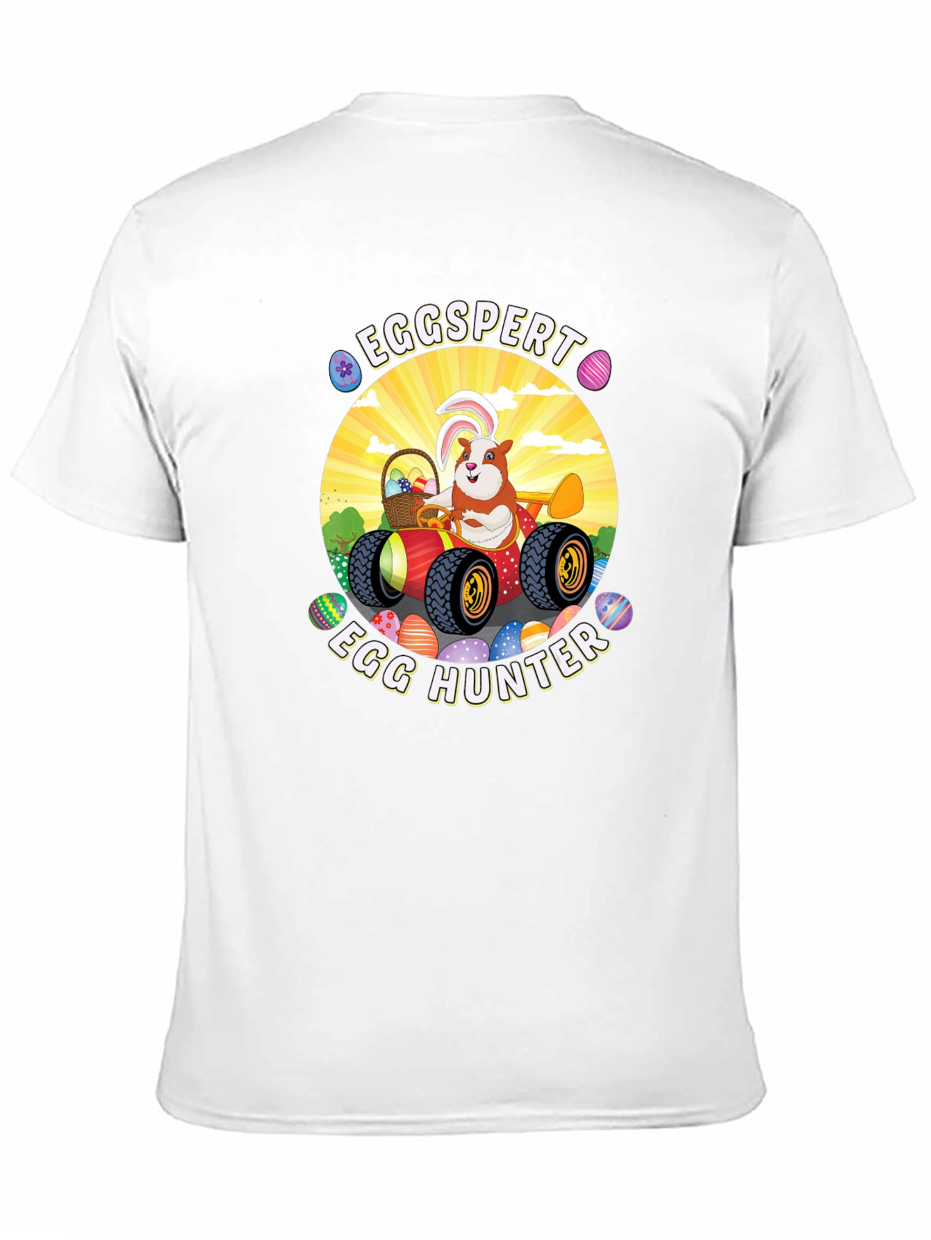 Eggspert Egg Hunter Easter Graphic T-Shirt