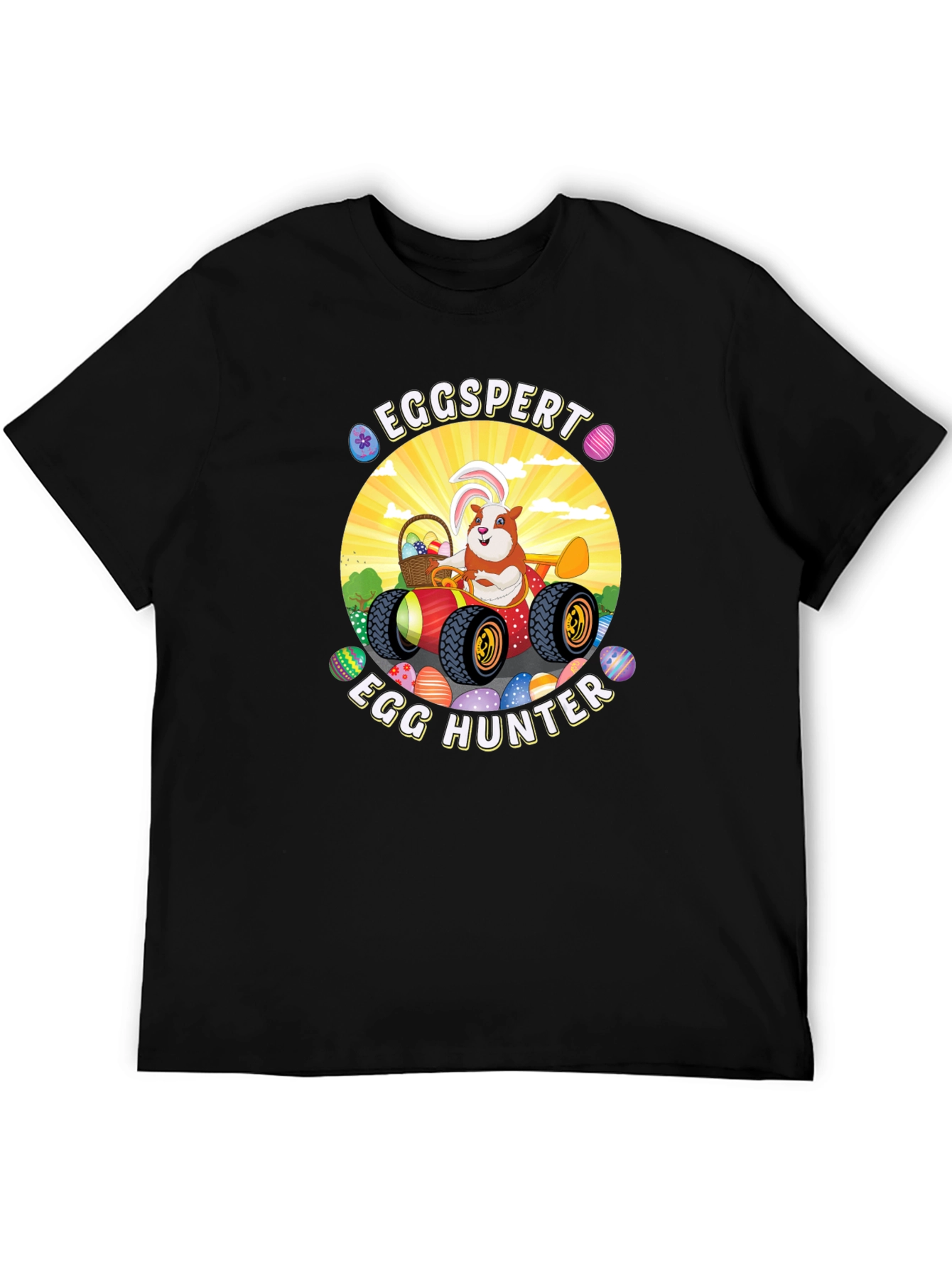 Eggspert Egg Hunter Easter Graphic T-Shirt