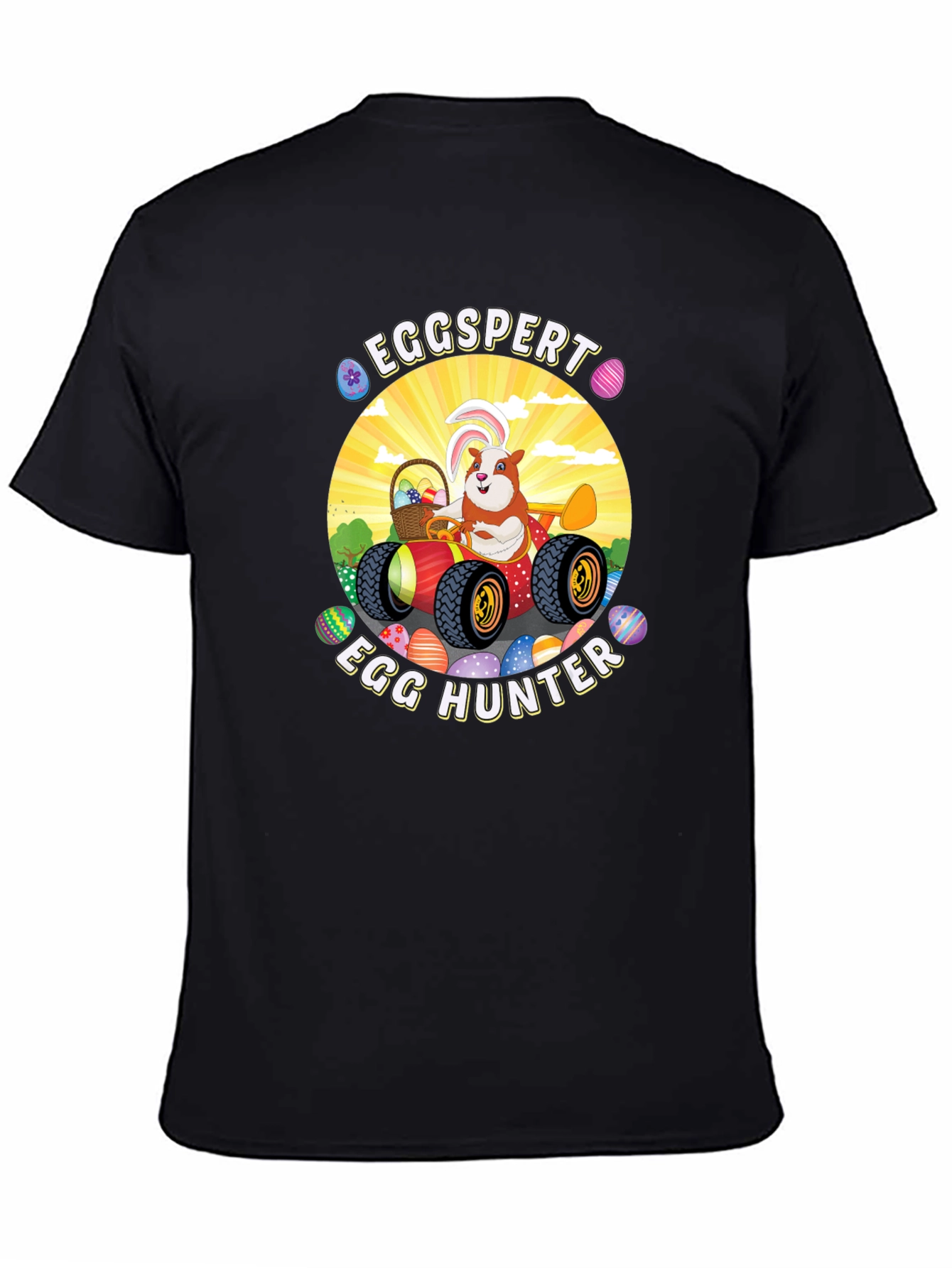 Eggspert Egg Hunter Easter Graphic T-Shirt