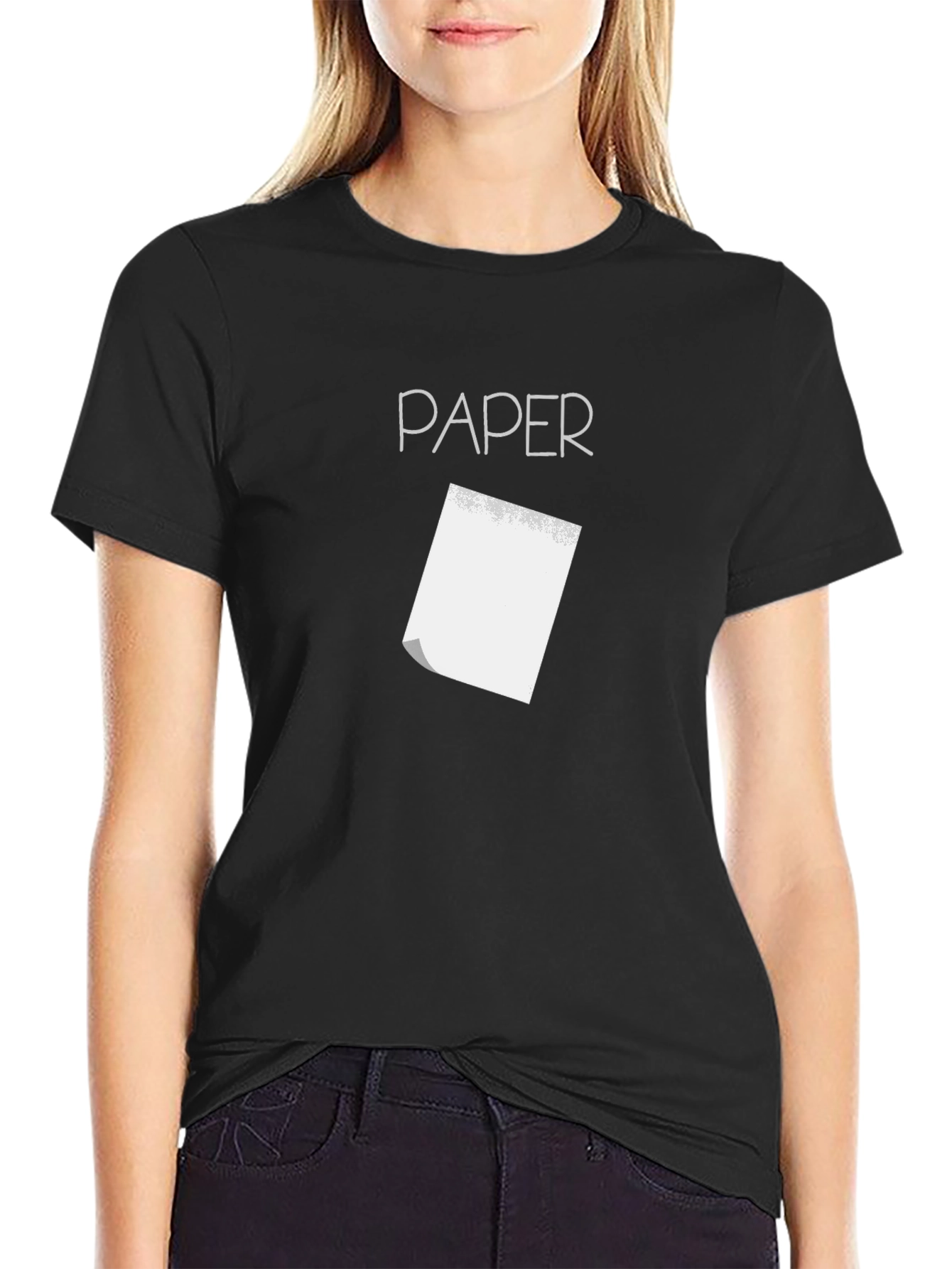 Paper T-Shirt - Minimalist Design Soft Cotton