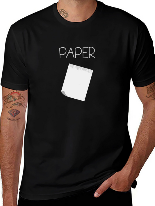 Paper T-Shirt - Minimalist Design Soft Cotton