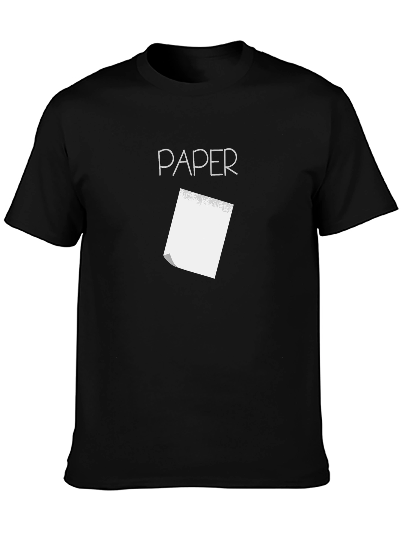 Paper T-Shirt - Minimalist Design Soft Cotton