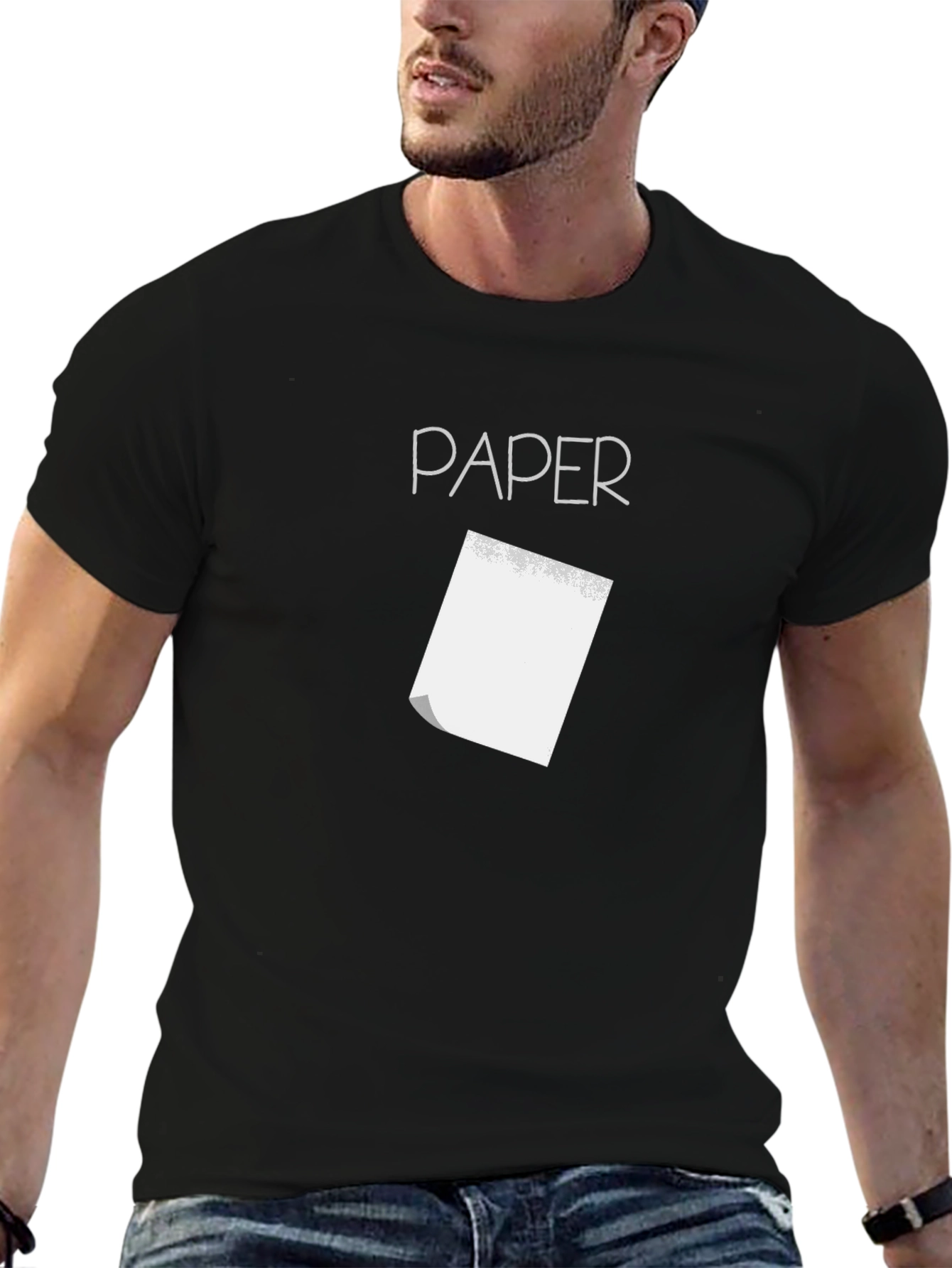 Paper T-Shirt - Minimalist Design Soft Cotton