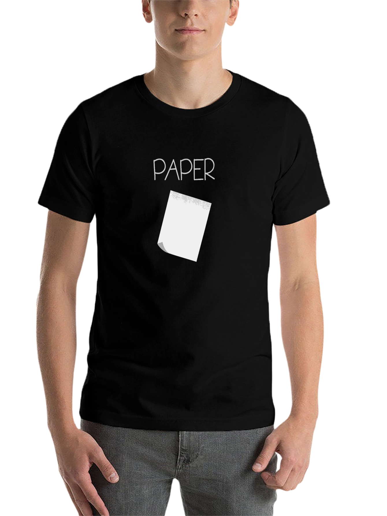 Paper T-Shirt - Minimalist Design Soft Cotton