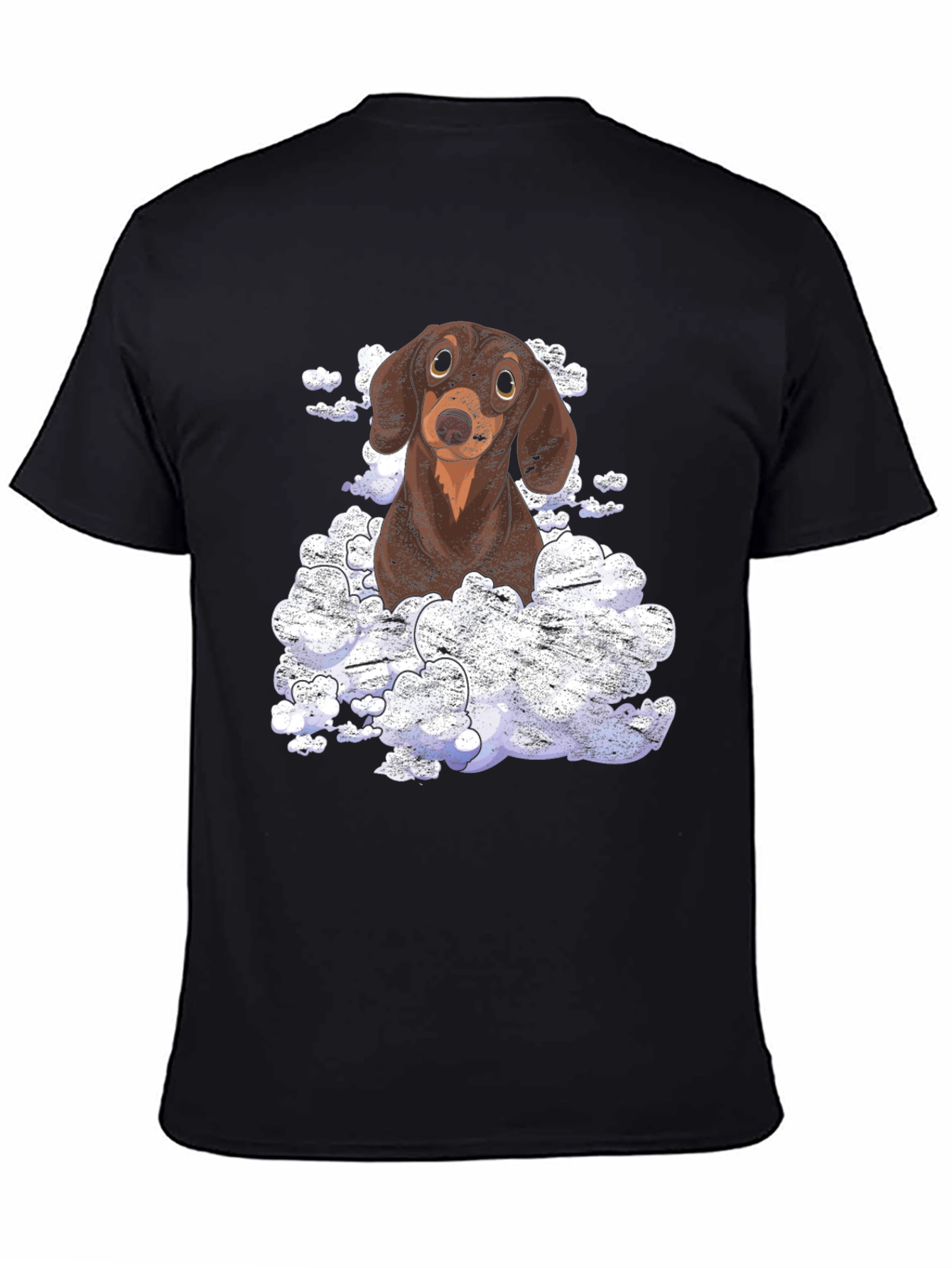 Dachshund in Clouds Graphic Tee
