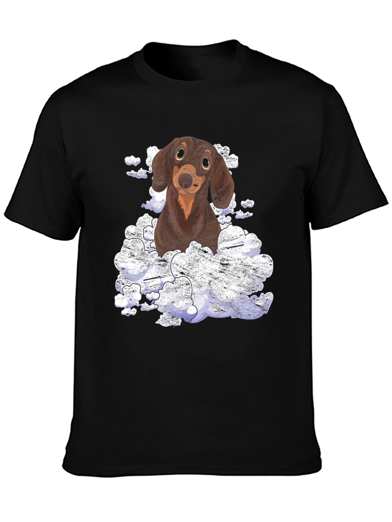 Dachshund in Clouds Graphic Tee