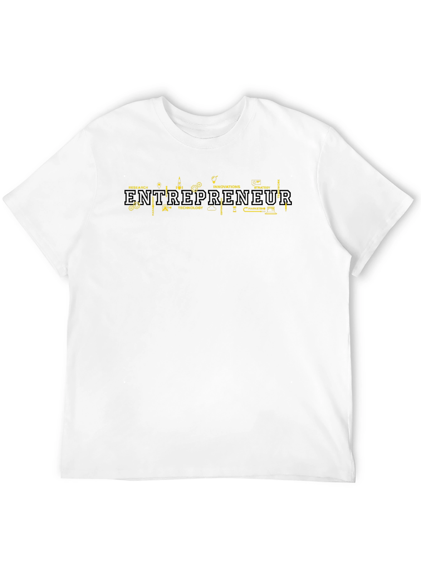 Entrepreneur Word Art Black T-Shirt