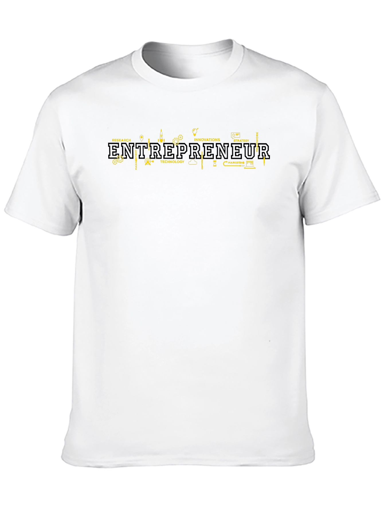 Entrepreneur Word Art Black T-Shirt
