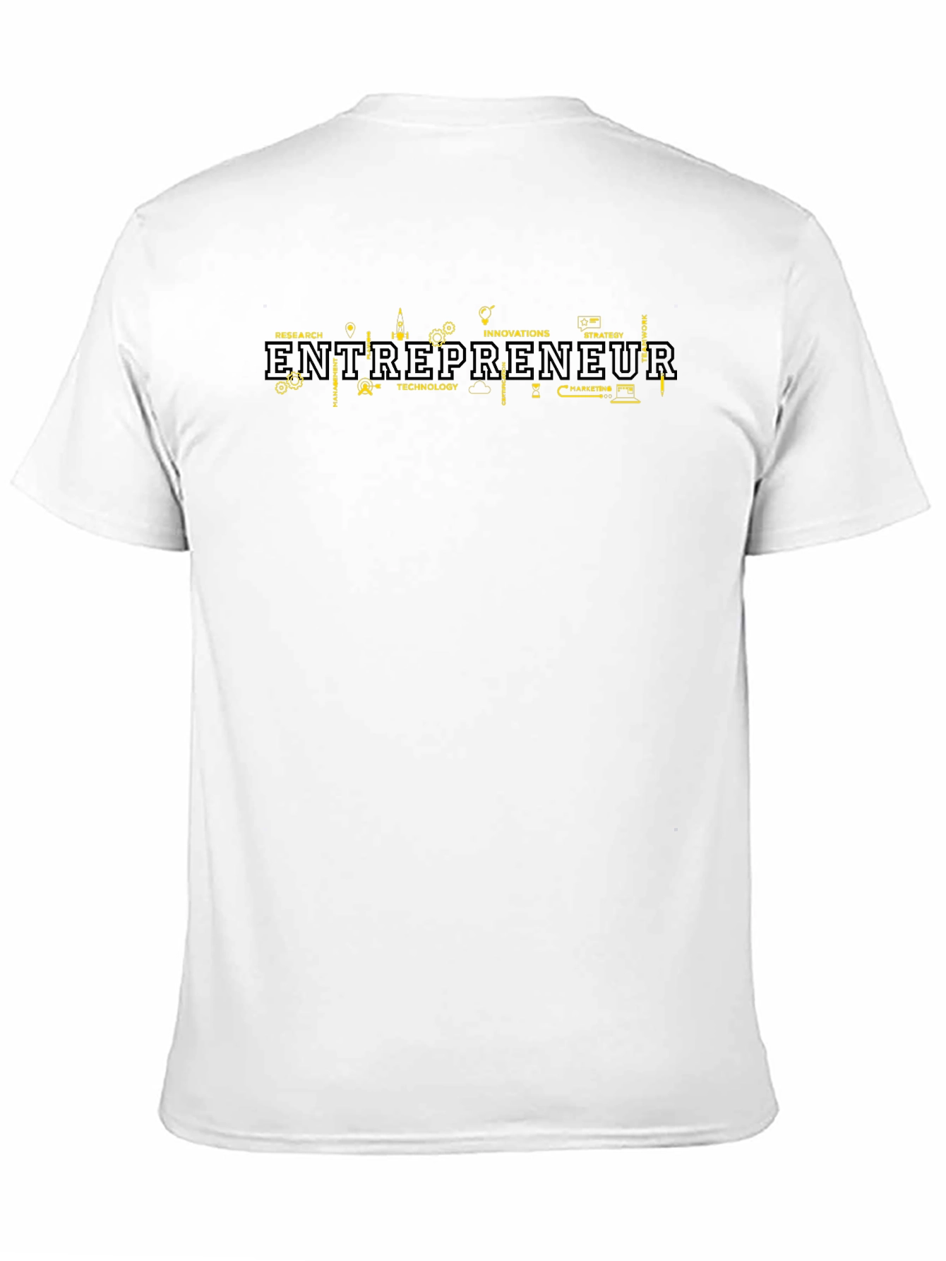 Entrepreneur Word Art Black T-Shirt