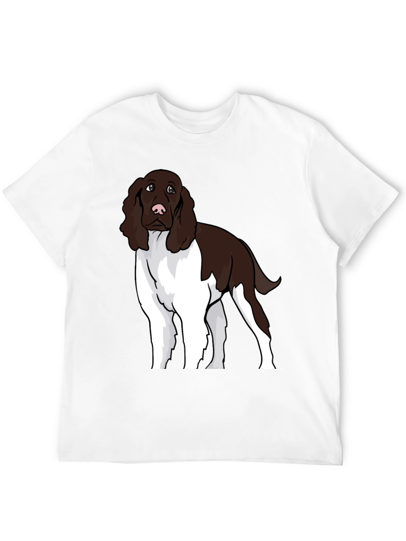 Dog Lovers T-Shirt with Springer Spaniel Design