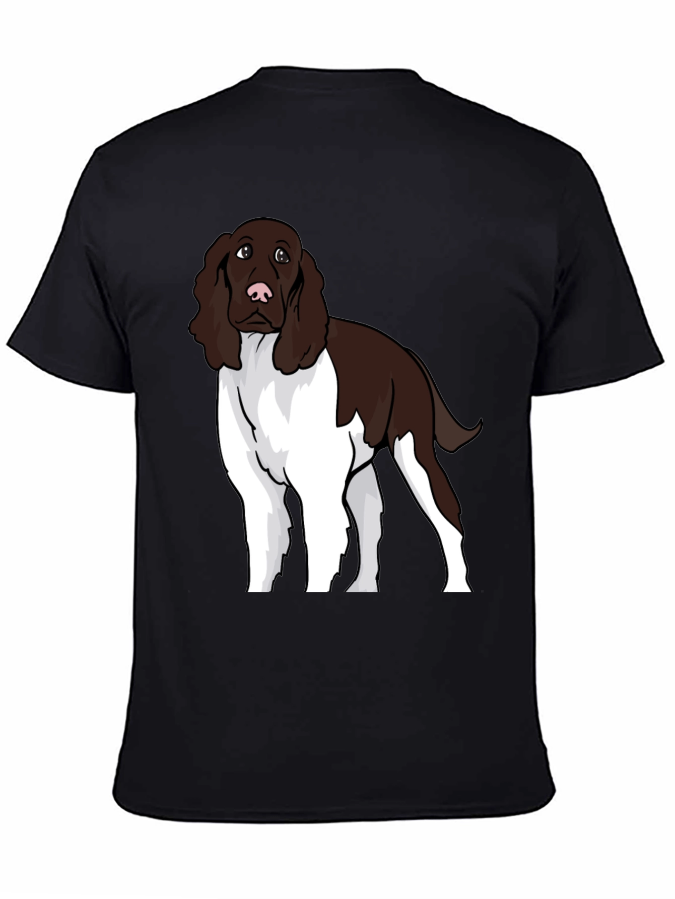 Dog Lovers T-Shirt with Springer Spaniel Design