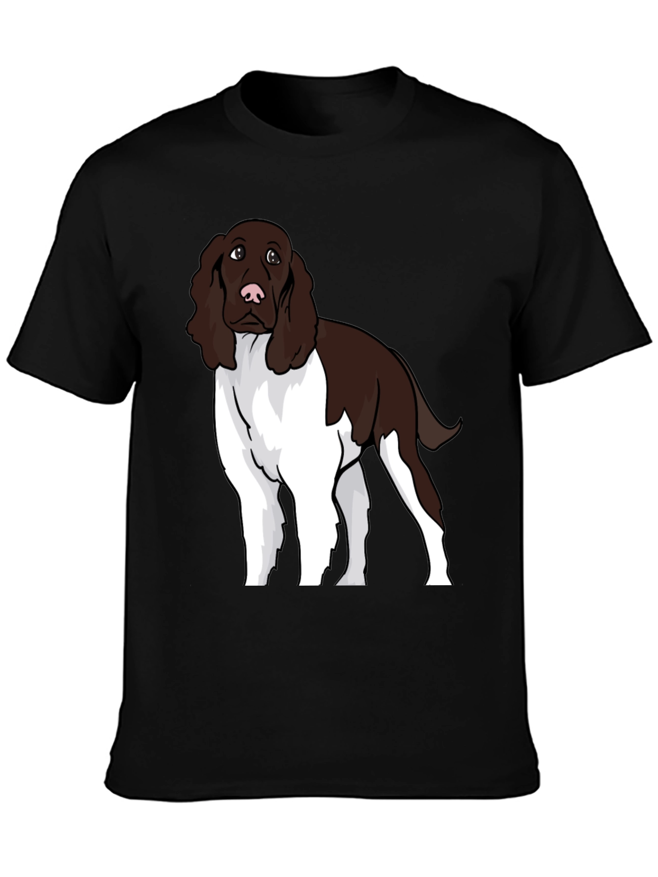 Dog Lovers T-Shirt with Springer Spaniel Design
