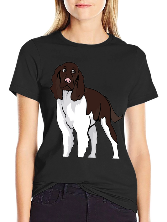 Dog Lovers T-Shirt with Springer Spaniel Design