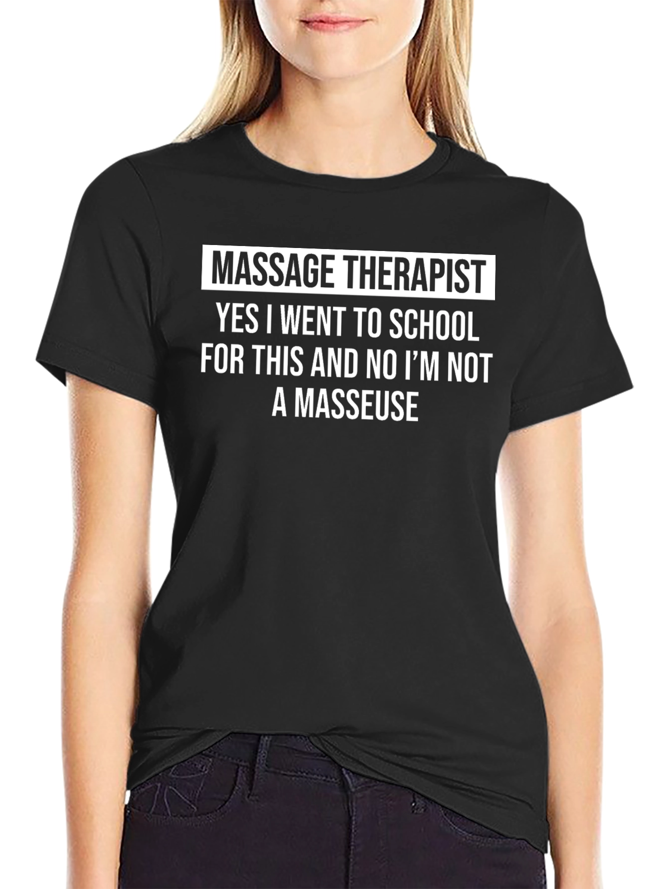 Massage Therapist T-Shirt - School Pride Gift