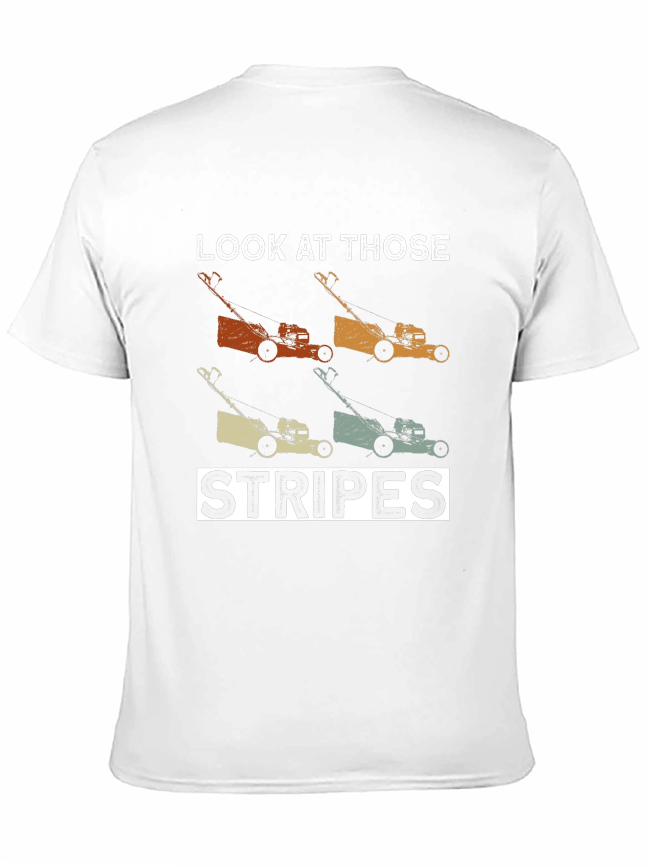 Lawn Mower Stripes Graphic Tee