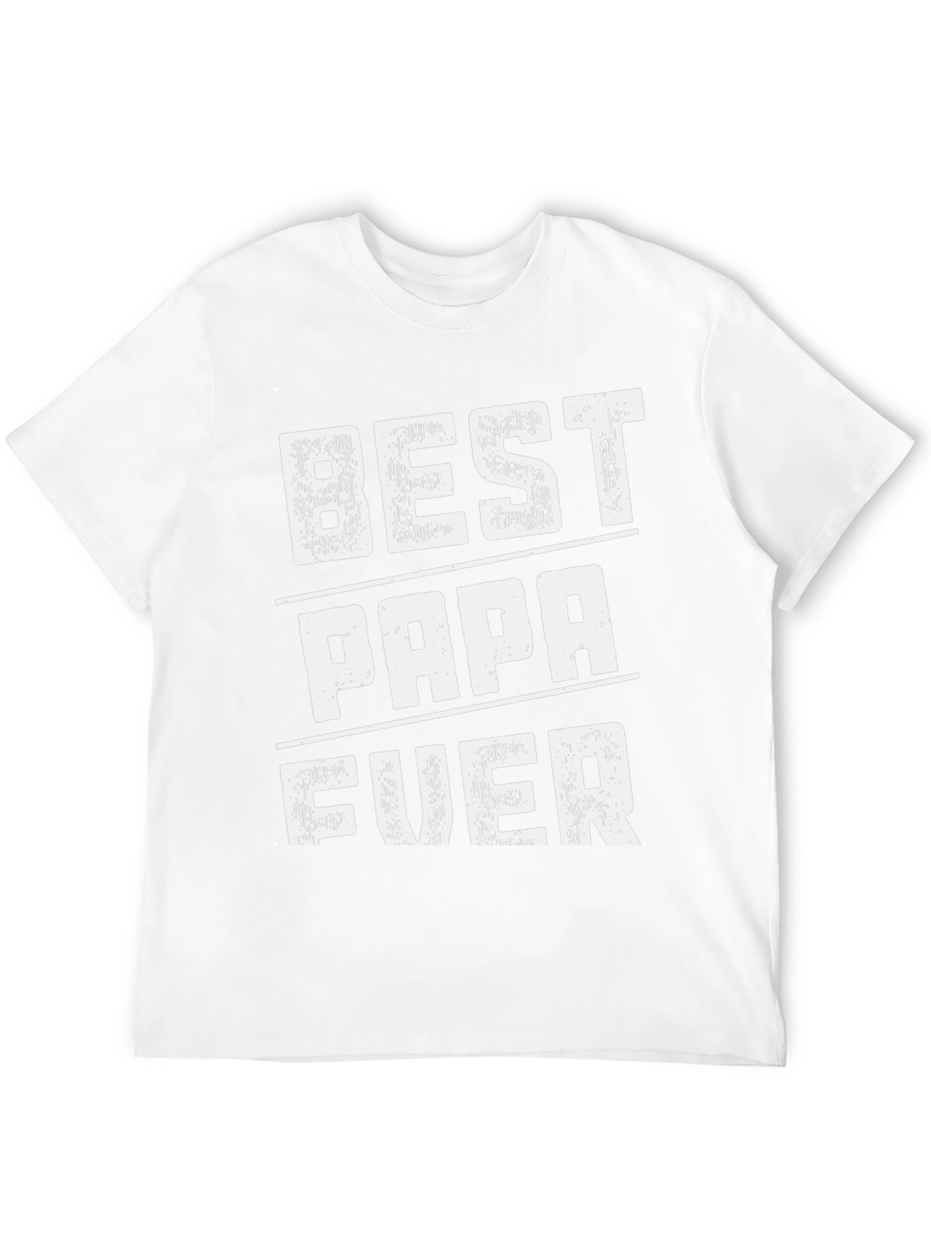 Best Papa Ever Black Graphic T-Shirt