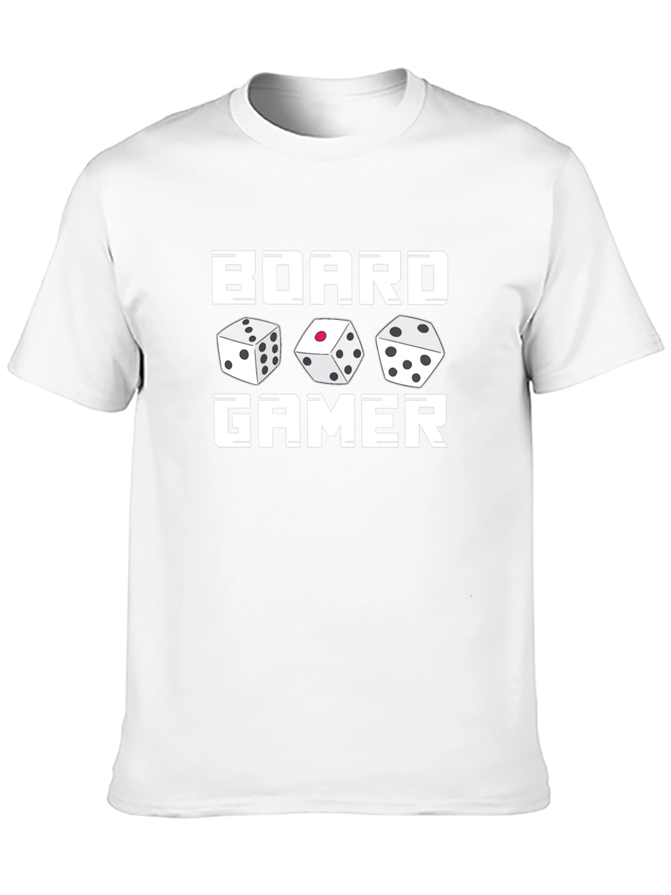 Board Gamer T-Shirt - Dice Design