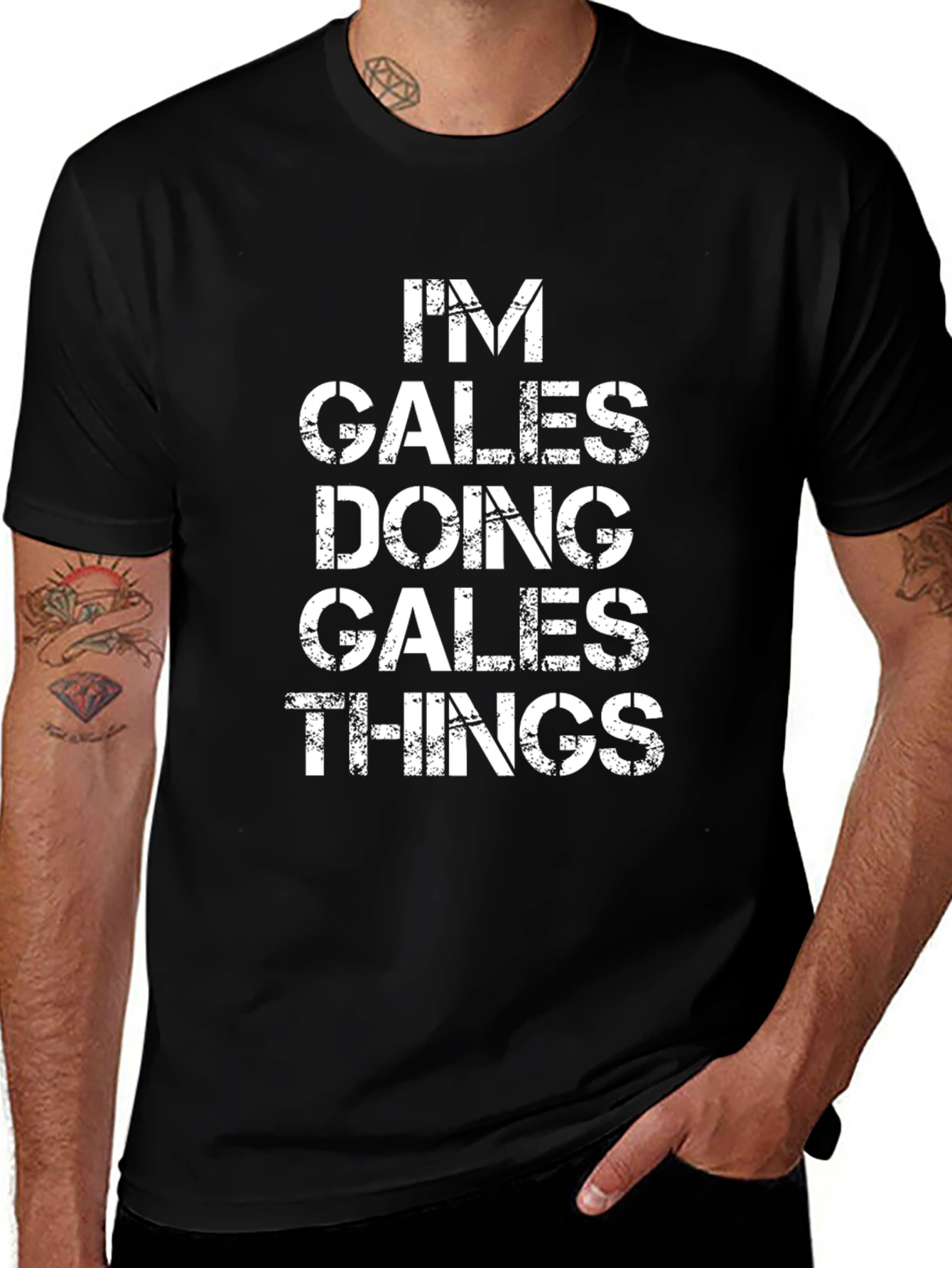 Im Gales Doing Gales Things Black T-Shirt