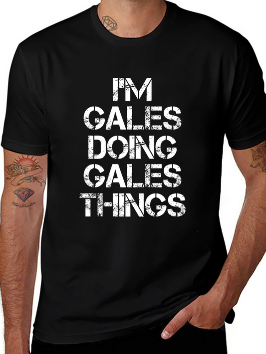 Im Gales Doing Gales Things Black T-Shirt