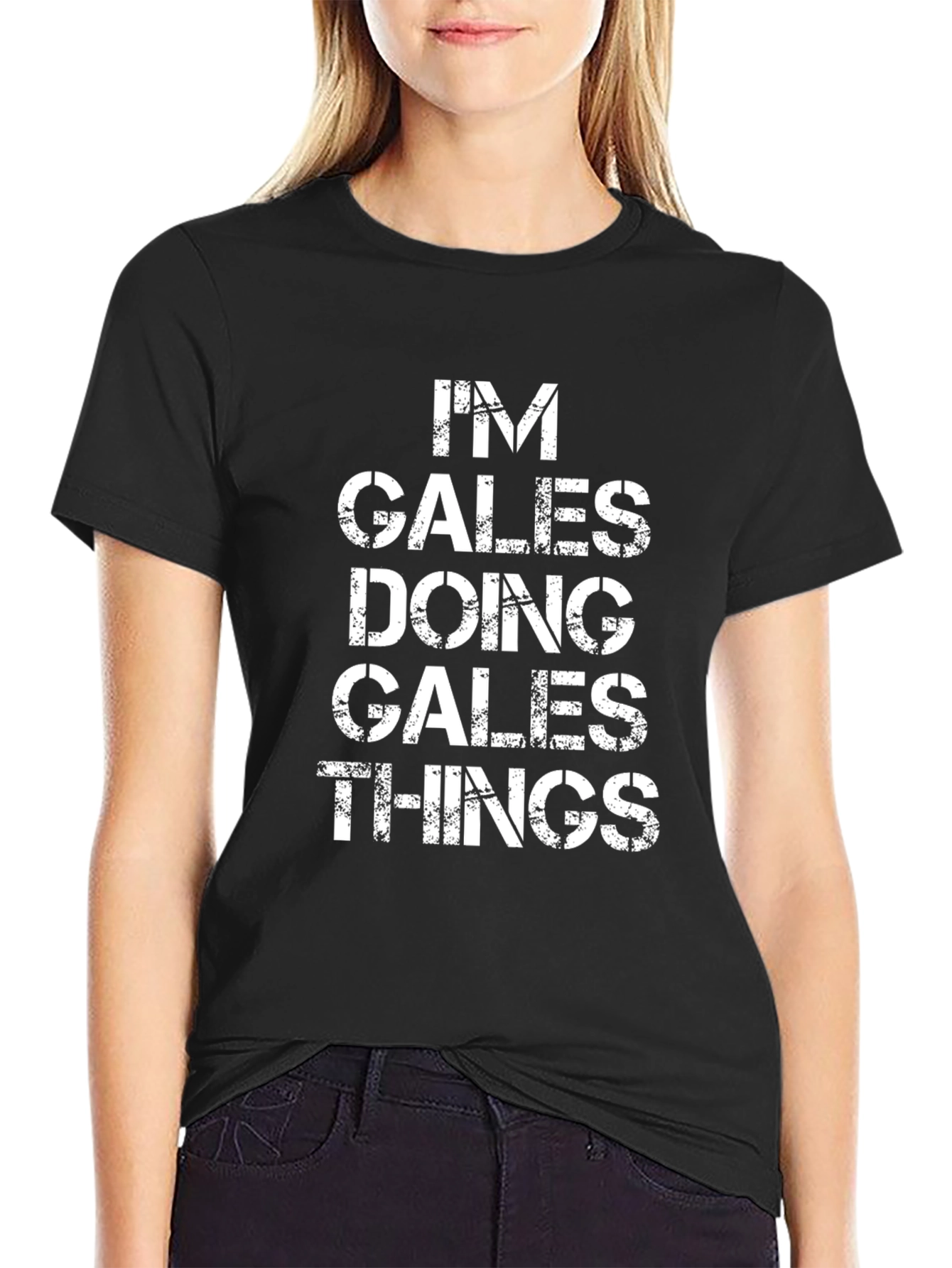 Im Gales Doing Gales Things Black T-Shirt