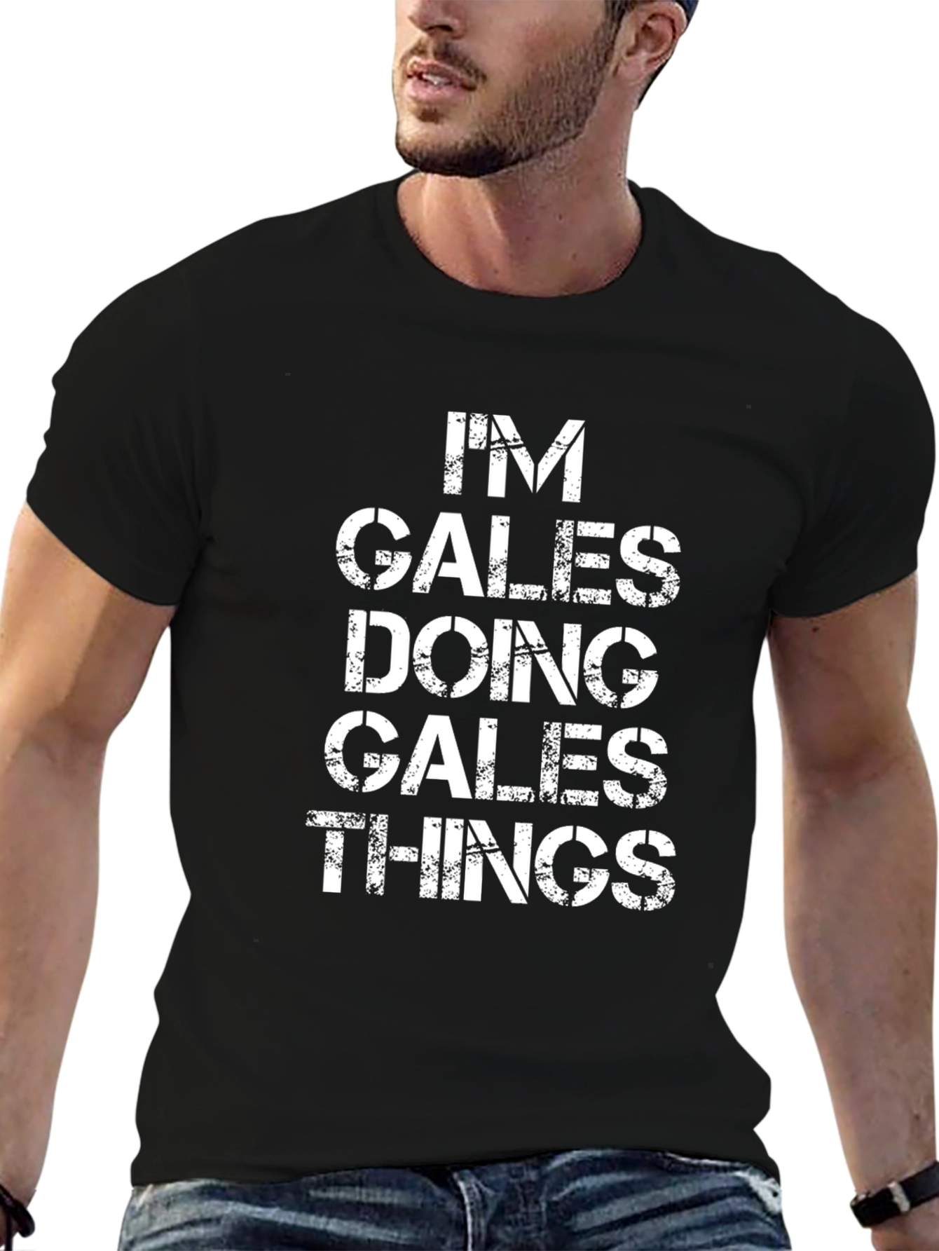 Im Gales Doing Gales Things Black T-Shirt