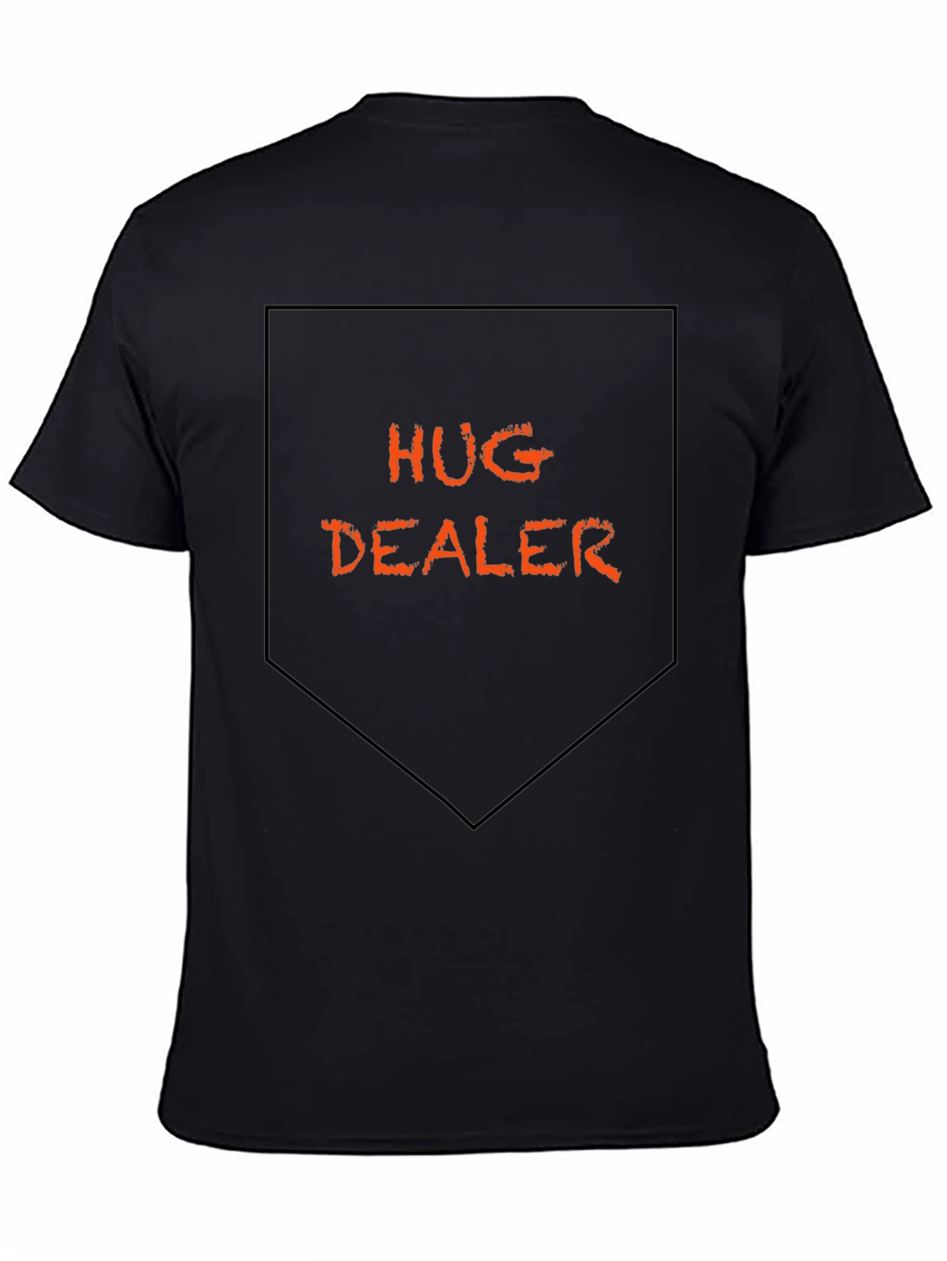 Hug Dealer Graphic Tee - Black Short Sleeve