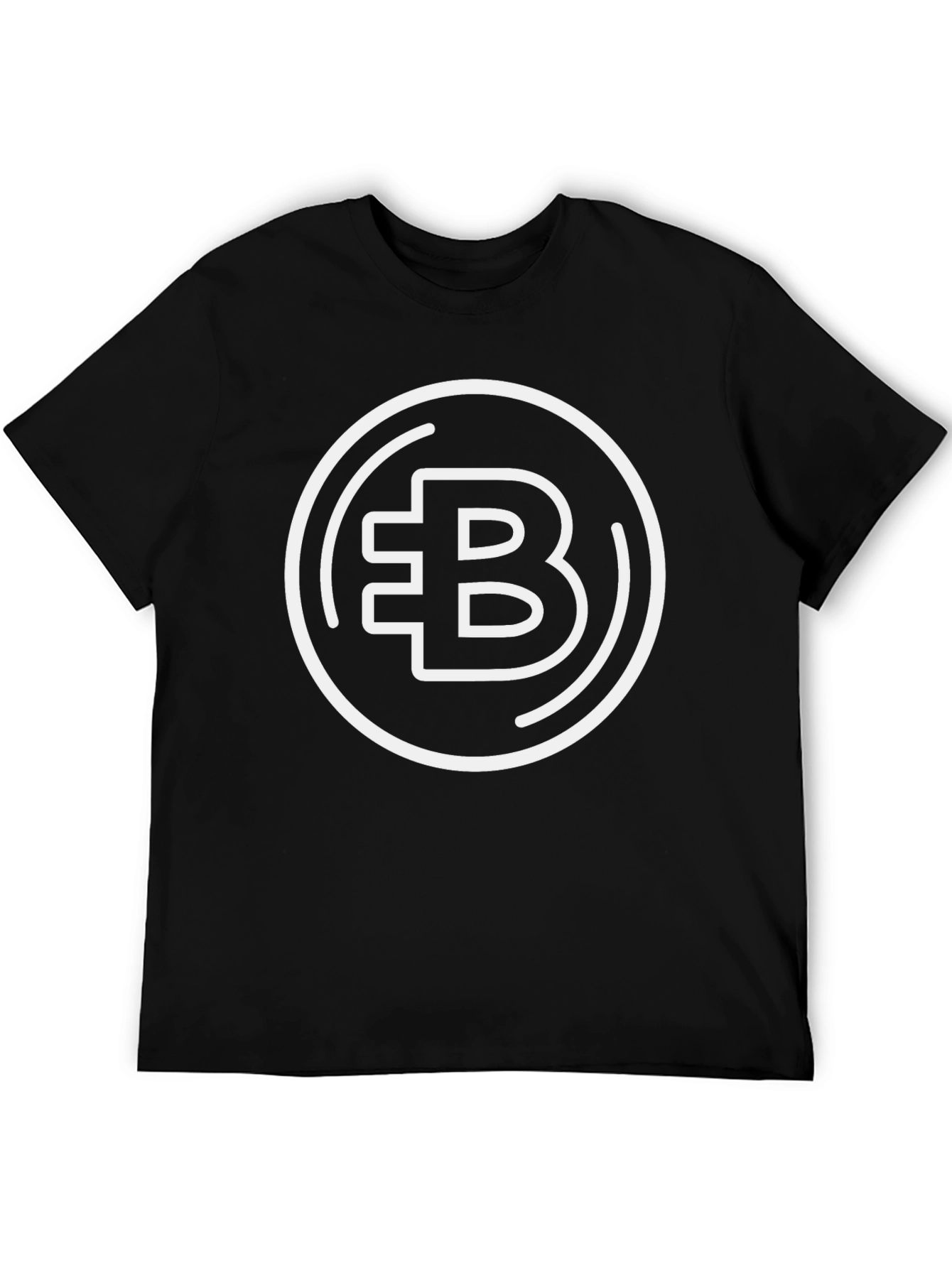 Bitcoin Symbol Graphic Tee - Black Crypto Shirt