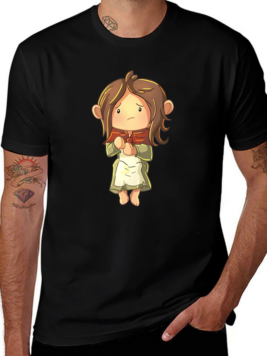 Anime Character Black T-Shirt