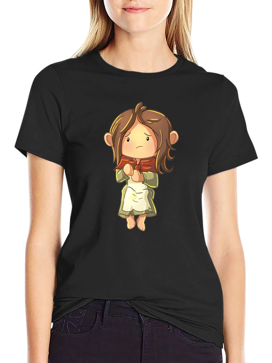 Anime Character Black T-Shirt